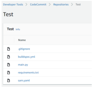 AWS CodeCommit Repository